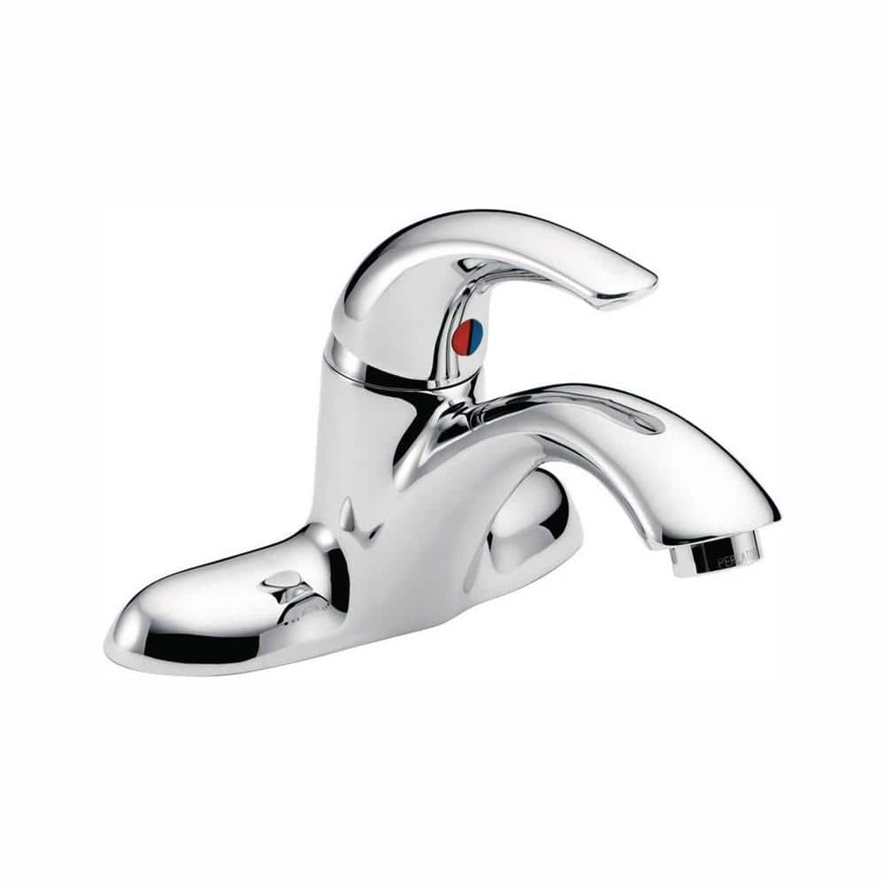 Delta Commercial 4 in. Centerset Single-Handle Bathroom Faucet in Chrome, Grey -  22C041