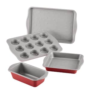 Disney Bake with Mickey Mouse 4 Piece, Red, Bakeware Set