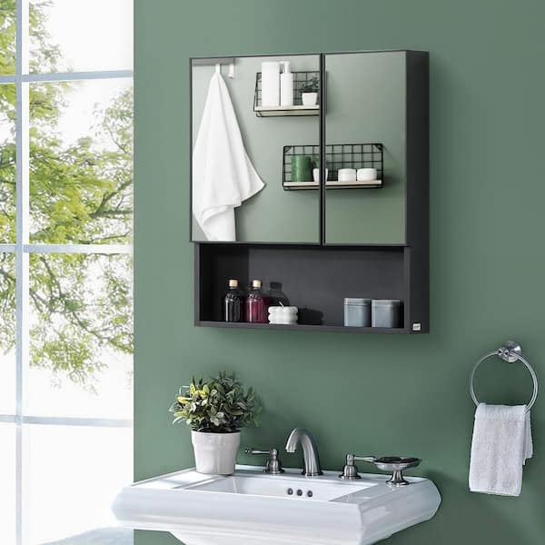 https://images.thdstatic.com/productImages/2f5e3163-67db-4506-848c-be1dc2472407/svn/black-kleankin-bathroom-wall-cabinets-834-550v00bk-c3_600.jpg