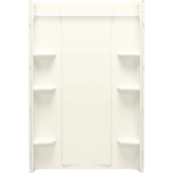 STERLING PLUMBING Medley 48 in. W x 72.25 in. H Back Shower Wall in Biscuit