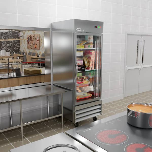 KoolMore 66.5-cu ft Frost-Free Commercial Freezer (Stainless Steel) in the  Commercial Freezers department at