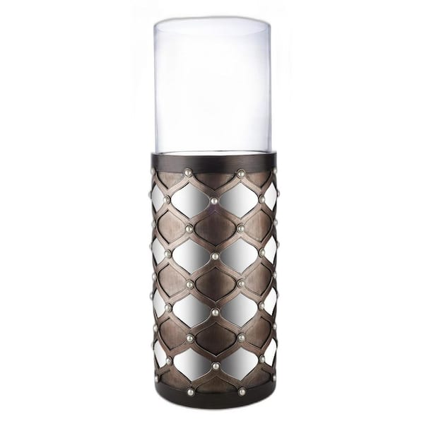 HomeRoots Brown Resin Votive Single-Pack