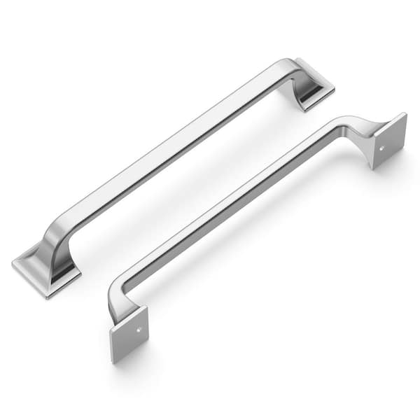 HICKORY HARDWARE Forge 6-5/16 in. (160 mm) Chrome Cabinet Pull (10-Pack)