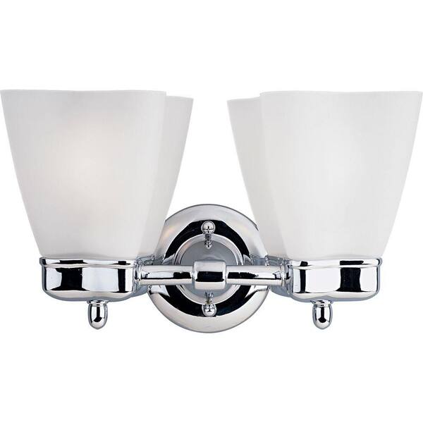 Progress Lighting Michael Graves Collection 2-Light Chrome Vanity Fixture