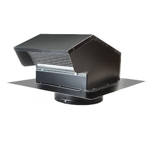 722048101494 Builder's Best 084149 Galvanized Steel Roof Vent Cap with Removable Screen & .. 