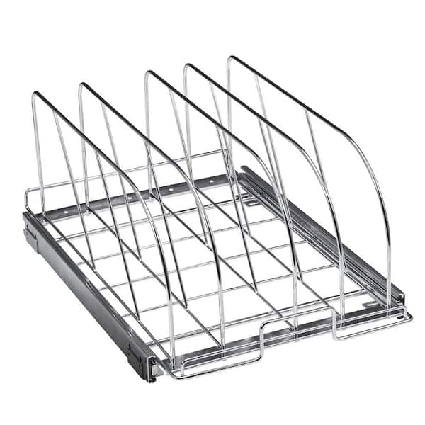 VEVOR Pan and Pot Rack 12.5 in. W Expandable Pull Out Under