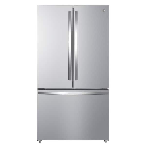 KENMORE 20.3 cu. ft. Counter Depth 3 Door Bottom Freezer Refrigerator in Stainless Steel with E-Star and Icemaker