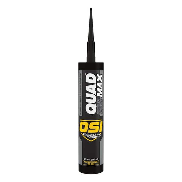 QUAD Max 9.5 fl. oz. Black #003 Exterior, Window, Door, and Siding Caulk Sealant