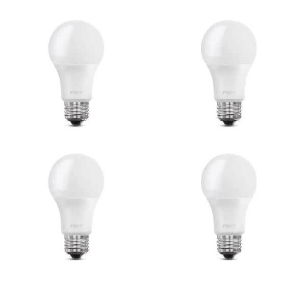Feit Electric 100-Watt Equivalent Soft White (2700K) A19 General Purpose LED Light Bulb (4-Pack)
