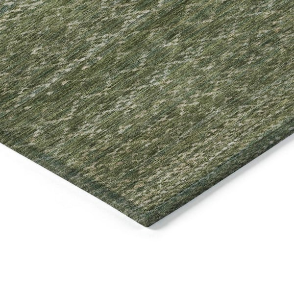 Chantille Machine Washable Indoor/Outdoor Abstract ACN2150 Fern 2 ft. 6 in. x 3 ft. 10 in. Area Rug