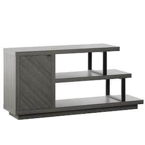 60 in. Crete Oak TV Stand Fits TV's up to 55 in. with Asymmetrical Storage
