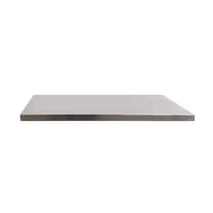30 in. x 26 in. x 1 in. Stainless Steel Standard Countertop