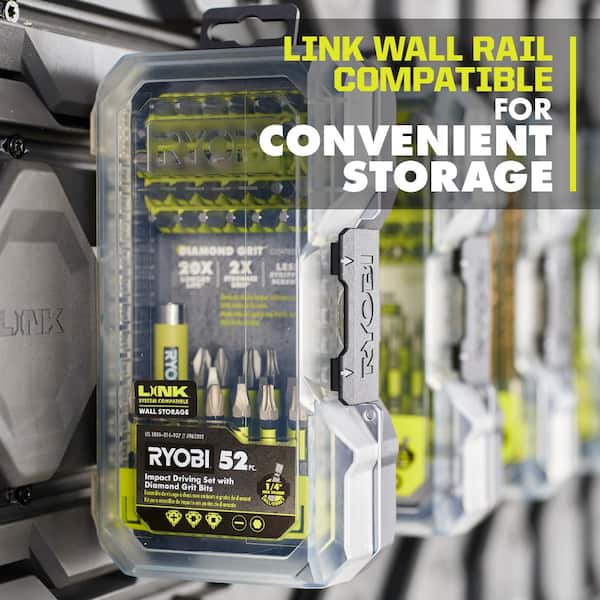 RYOBI Diamond Grit Driving Set (52-Piece) A965201 - The Home Depot