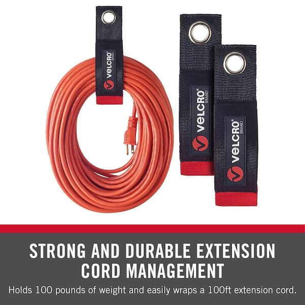 VELCRO® Brand EASY-HANG™ Extension Cord Straps