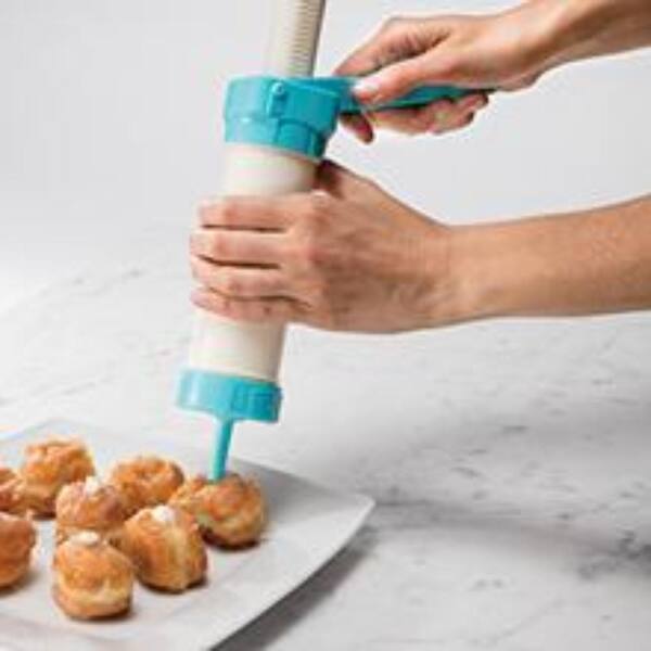 Have a question about Hutzler 23-Piece Cookie Press and Food
