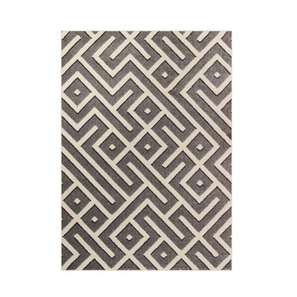 Unbranded Amazed Gray 7 ft. x 9 ft. Area Rug