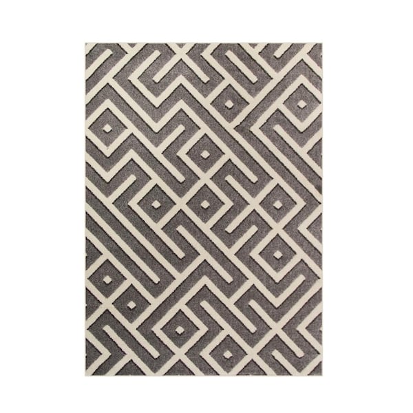 Unbranded Amazed Gray 8 ft. x 11 ft. Area Rug