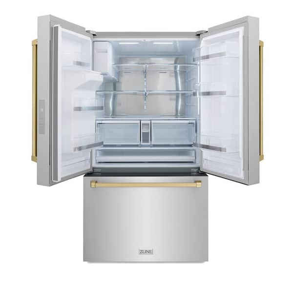 プリン36 ZLINE Kitchen and Bath 36 in. 3-Door French Door