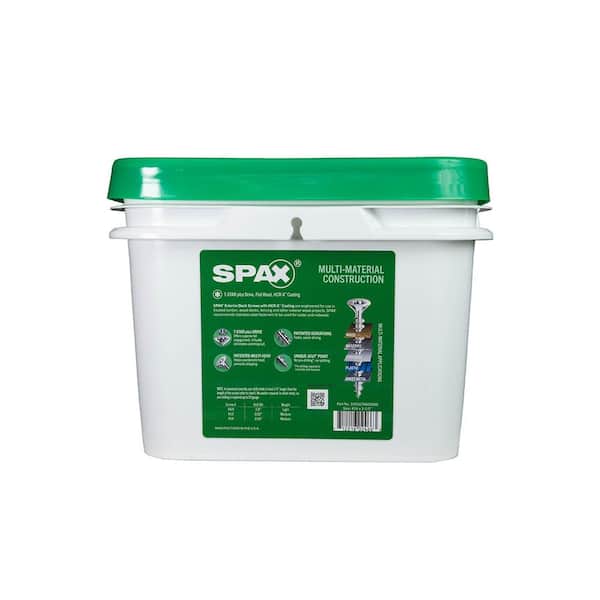 SPAX #14 x 3-1/2 in. Exterior Flat Head Deck Wood Screws