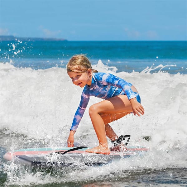 33 in. Multi-color EPS Core XPE Deck HDPE Bottom Crescent Tail Lightweight Surfboards