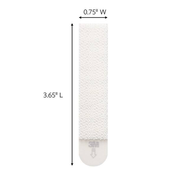 Command 4 Sets Large Sized Picture Hanging Strips White : Target