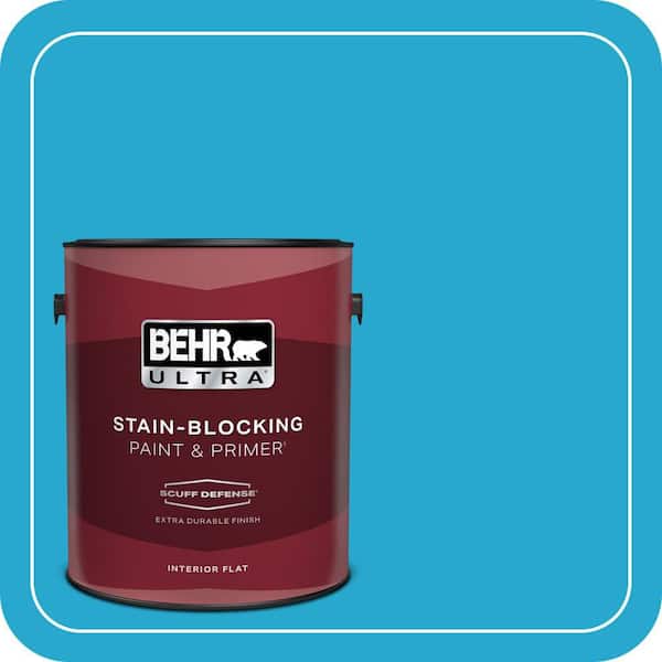 BEHR ULTRA 1 gal. #T12-8 Reboot Extra Durable Flat Interior Paint & Primer