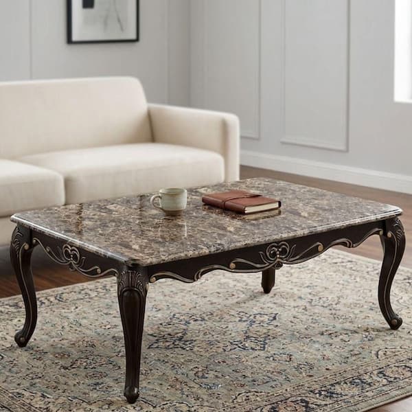 Williams Home Furnishing Benson 48 in. Dark Walnut Rectangular