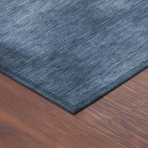 Chantille Machine Washable Indoor/Outdoor Abstract ACN2420 Navy 2 ft. x 3 ft. Accent Rug