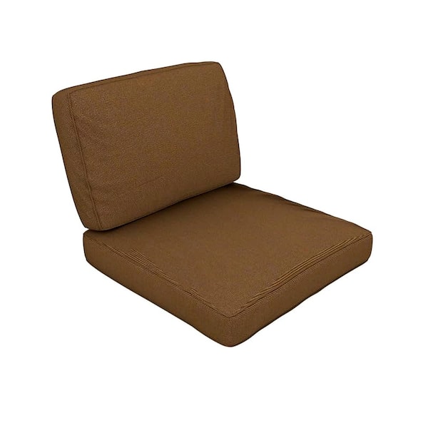 Cushion 27 x 27 x 5 Sunbrella Deep Seating Outdoor Patio Dining Chair Replacement Cushions Canvas Cocoa
