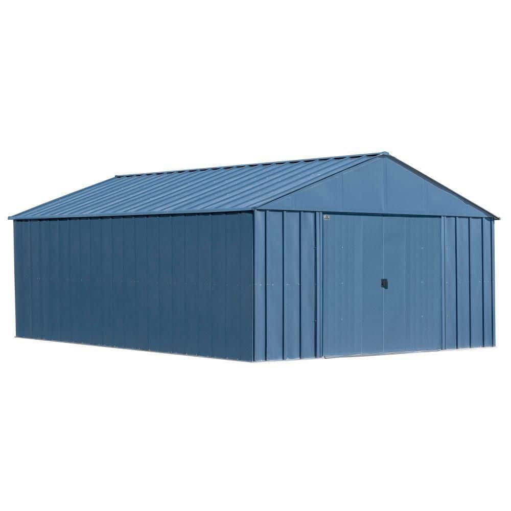Arrow Classic Storage Shed 17 ft. D x 12 ft. W x 8 ft. H Metal