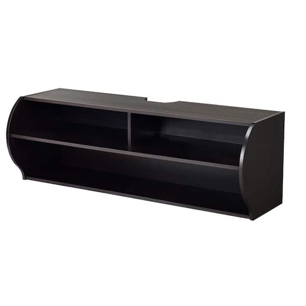 Costway TV Mounts Wall Mounted Audio 39.5 in. Black 1-Pack