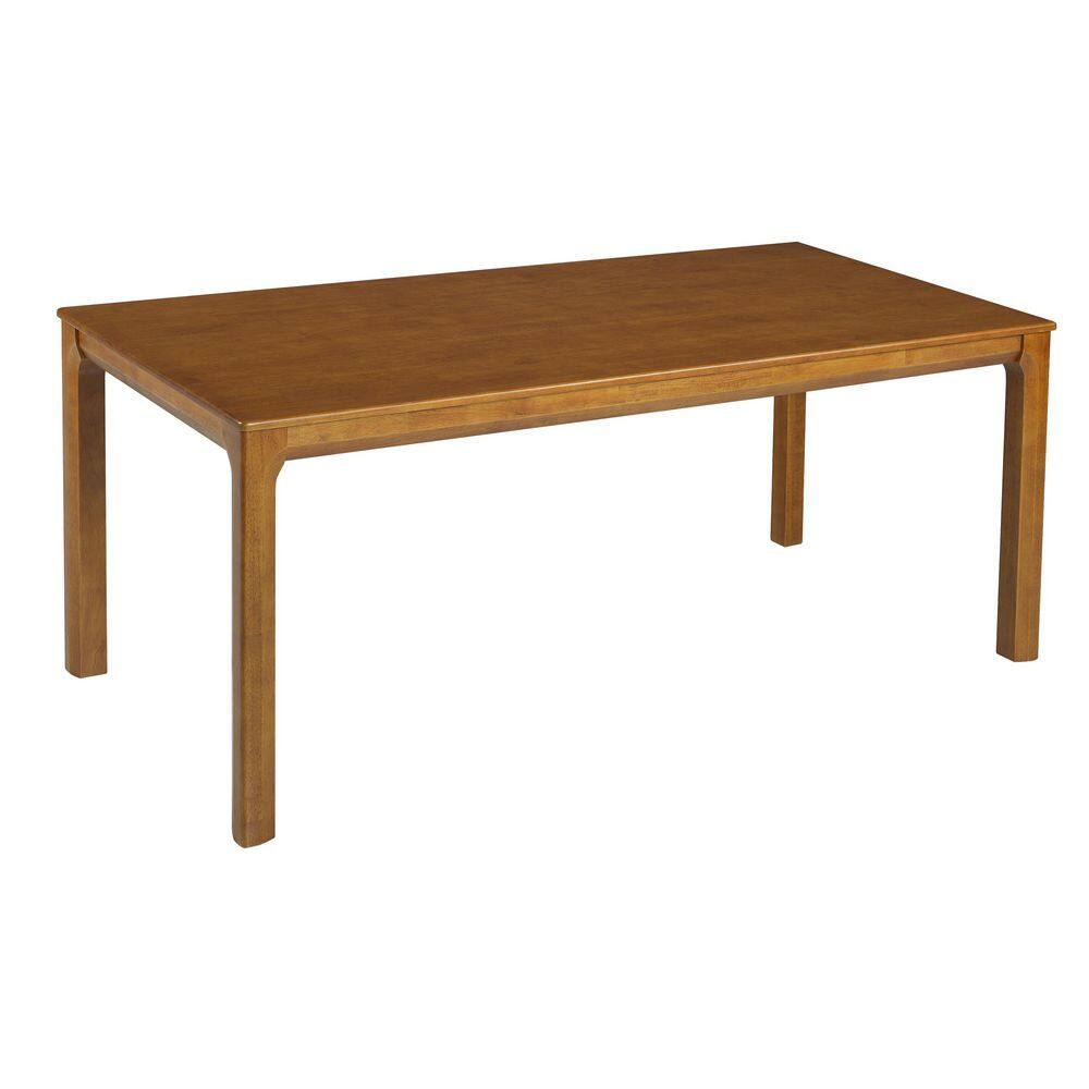 Keith Minimalist Modern Brown Walnut Wood 70.28 in. W 4 Legs Rectangle Dining Table Seats 6 price history on PriceWatchPro