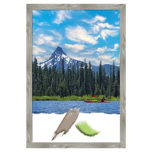 Dove Greywash Square Picture Frame Opening Size 24 in. x 36 in.