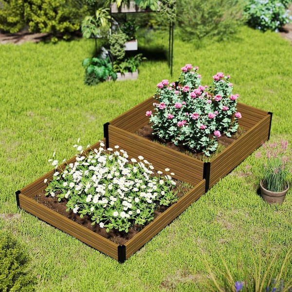 mondaria 4 ft. x 8 ft. x 12 in. Brown Composite Panel and Alu