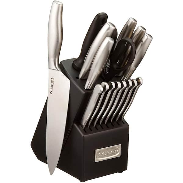 Cuisinart 17-Piece Stainless Steel Cutlery Block Set - Artiste Collection