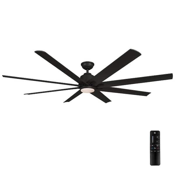 seinpaal Onderhoud weigeren Home Decorators Collection Kensgrove 72 in. Integrated LED Indoor/Outdoor  Matte Black Ceiling Fan with Light and Remote Control YG493E-MBK - The Home  Depot