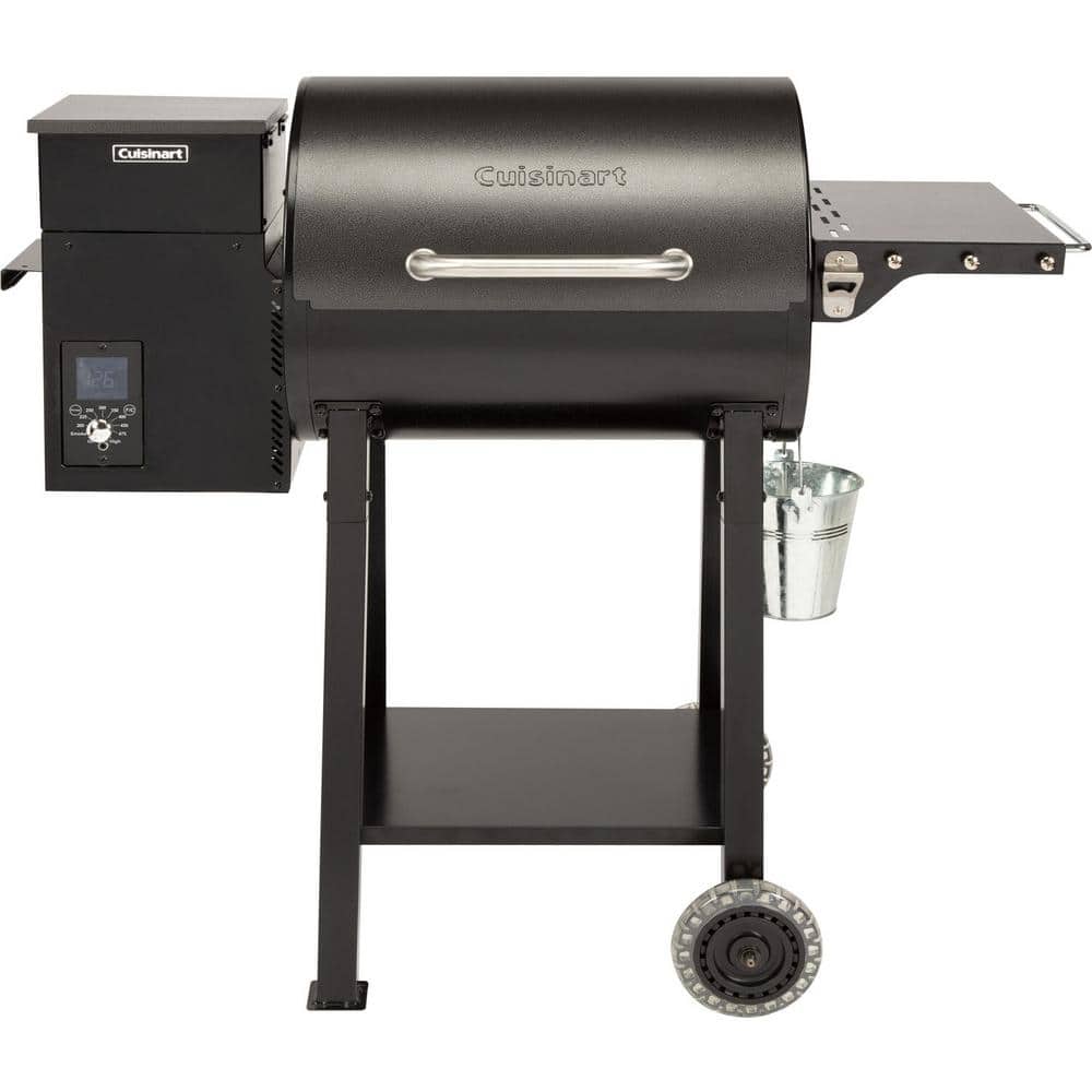 Cuisinart Black Steel 465 sq. in. Wood Pellet Grill and Smoker