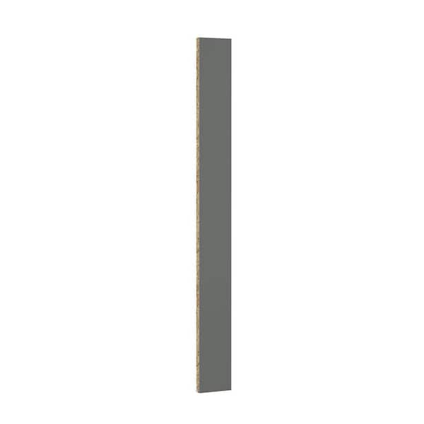 Designer 3 in. x 30.29 in. x 0.625 in. Furniture Board Filler in Storm Gray
