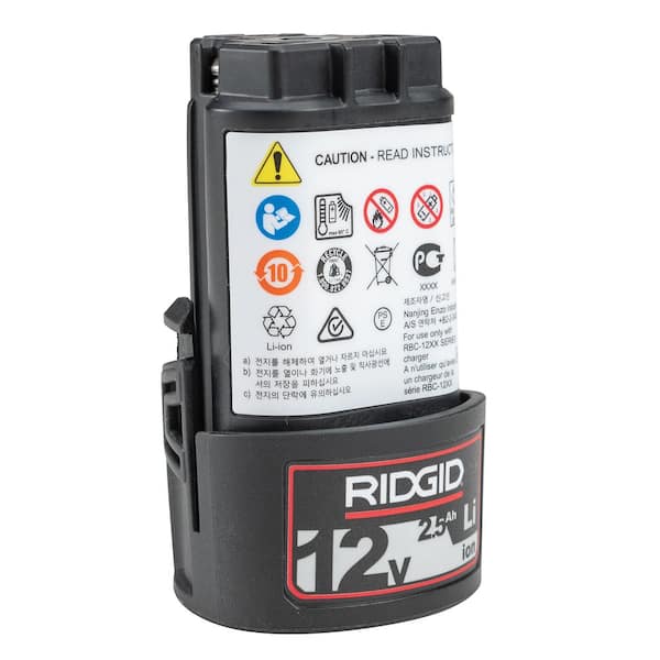 bon marché Presse à batterie Ridgid RP241 12V avec 2 batteries de