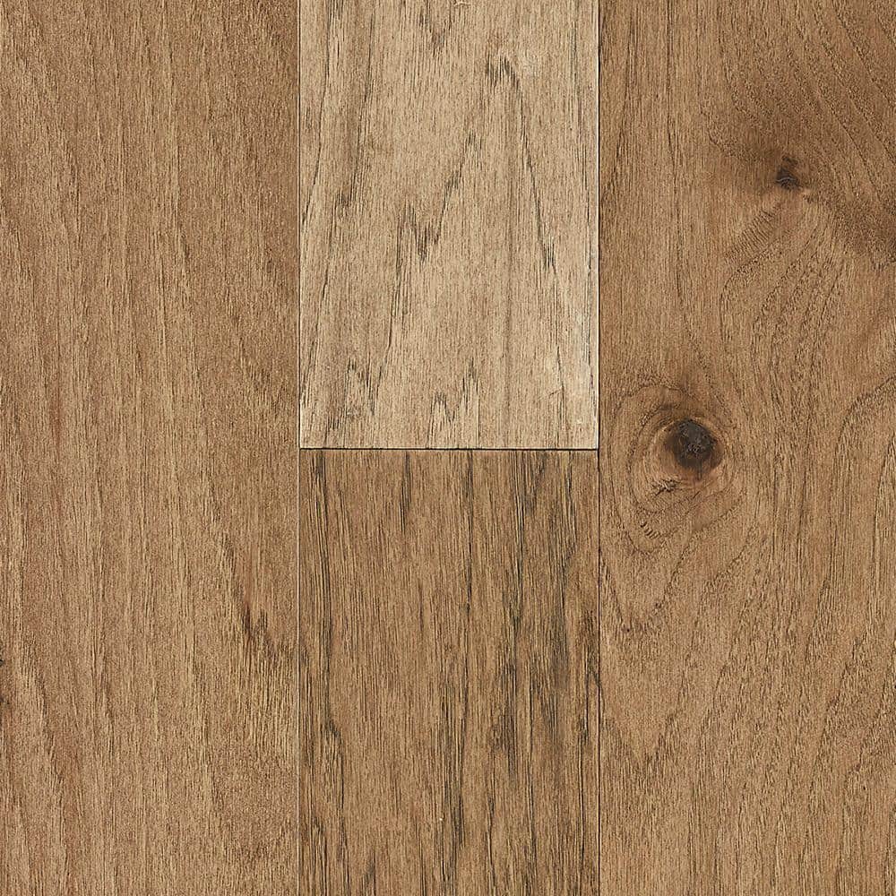Bruce Time Honored Saddle Hickory 3/8 in. T x 6 in. W Wire Brushed Engineered Hardwood Flooring (30.6 sqft/case), Light