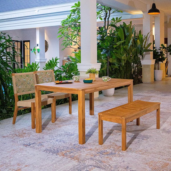 Cambridge Casual Cambridge Casual Zenith 4-Piece Teak Wood Outdoor Dining Set