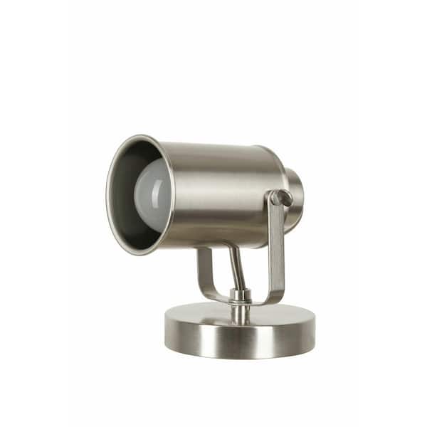 Multipurpose Spotlight 6.25 in. Brushed Nickel Desk Spot Light