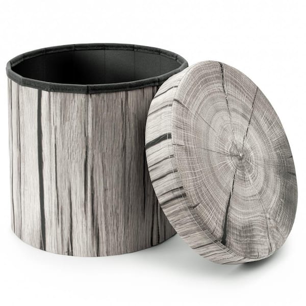 Foldable Storage Ottoman with lid for Home and More