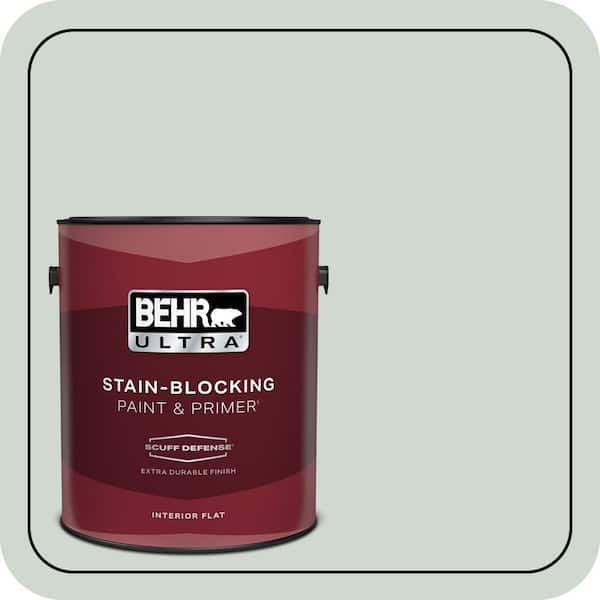 BEHR ULTRA 1 gal. Home Decorators Collection #HDC-CT-23 Wind Fresh White Extra Durable Flat Interior Paint & Primer