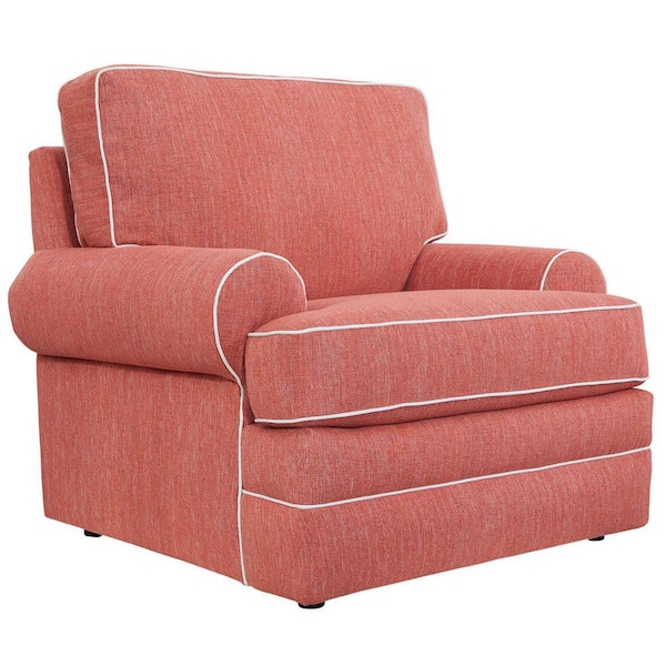 American Furniture Classics Coral SpringsbCoral Fabric Arm Chair (Set of 1)