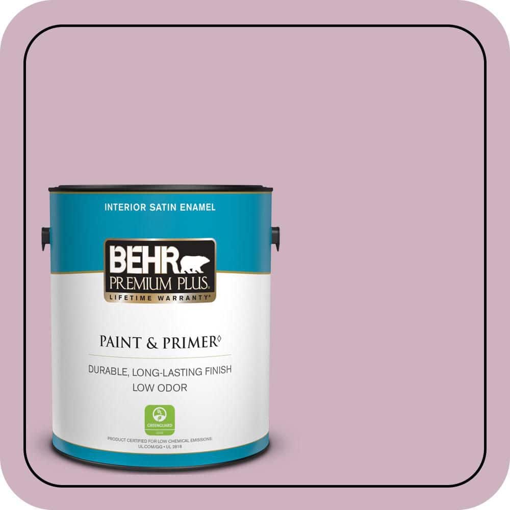 1 gal. #S120-3 Candlelight Dinner Satin Enamel Low Odor Interior Paint & Primer price history on PriceWatchPro