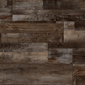 Take Home Sample - Dunhill 9 in. W Driftwood Rigid Core Click Lock Luxury Vinyl Plank Flooring
