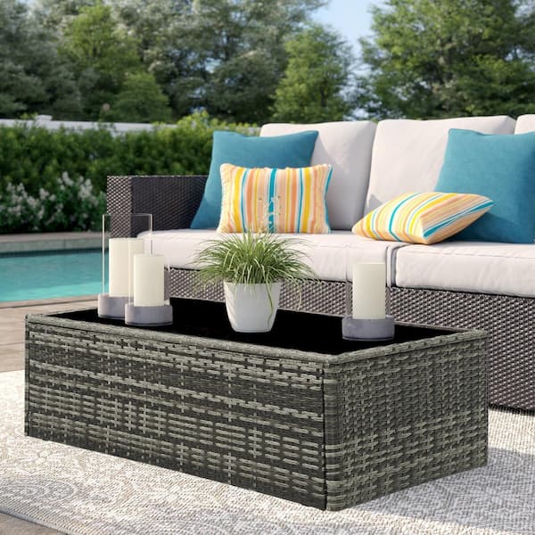 wicker coffee tables for sale