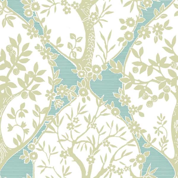 RoomMates Tree and Vine Ogee Peel and Stick Wallpaper (Covers 28.29 sq. ft.)