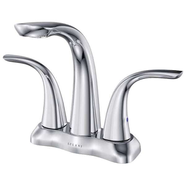Lulani Kauai 2-Handle 4" Centerset Bathroom Faucet in Chrome